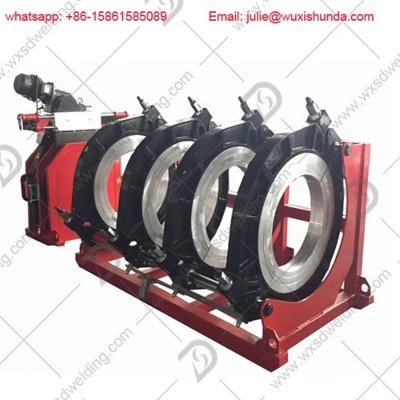 Halfautomatische hydraulische kunststof pijplasmachine